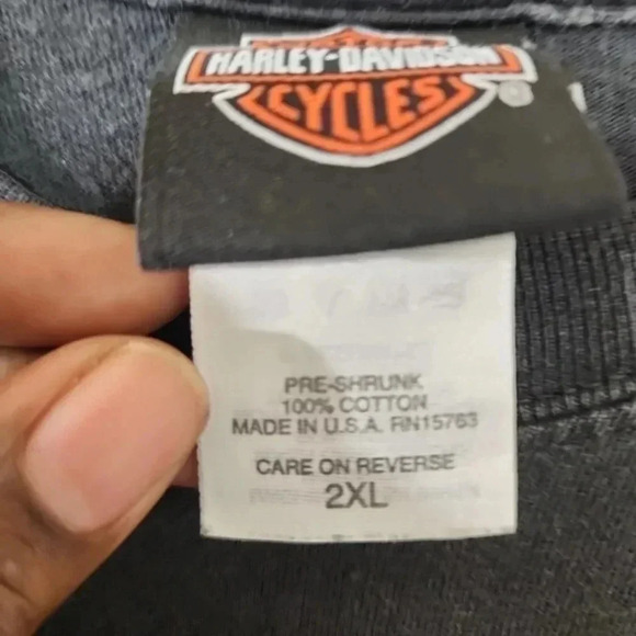 HARLEY Davidson Vintage London Egland tee. Size 2Xl - Picture 5 of 6